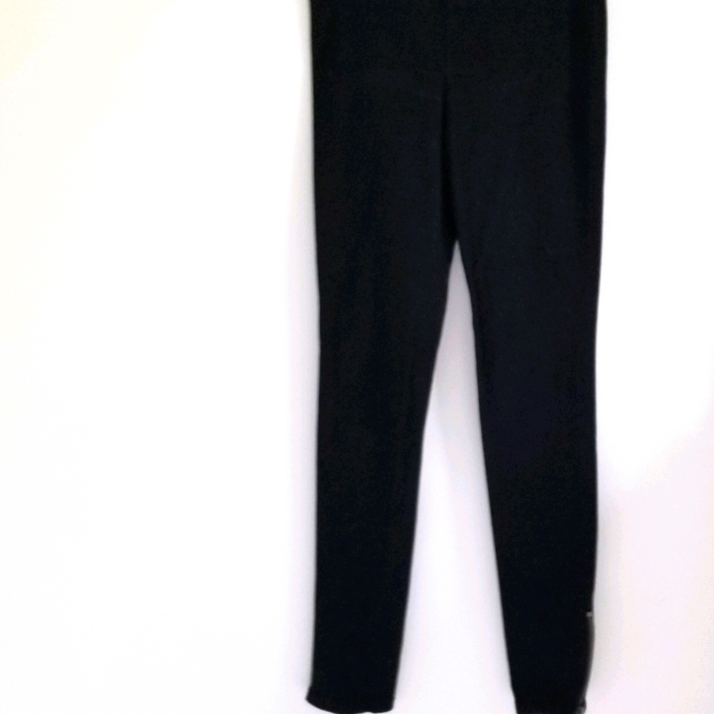 Juicy Couture black leggings zip ankle